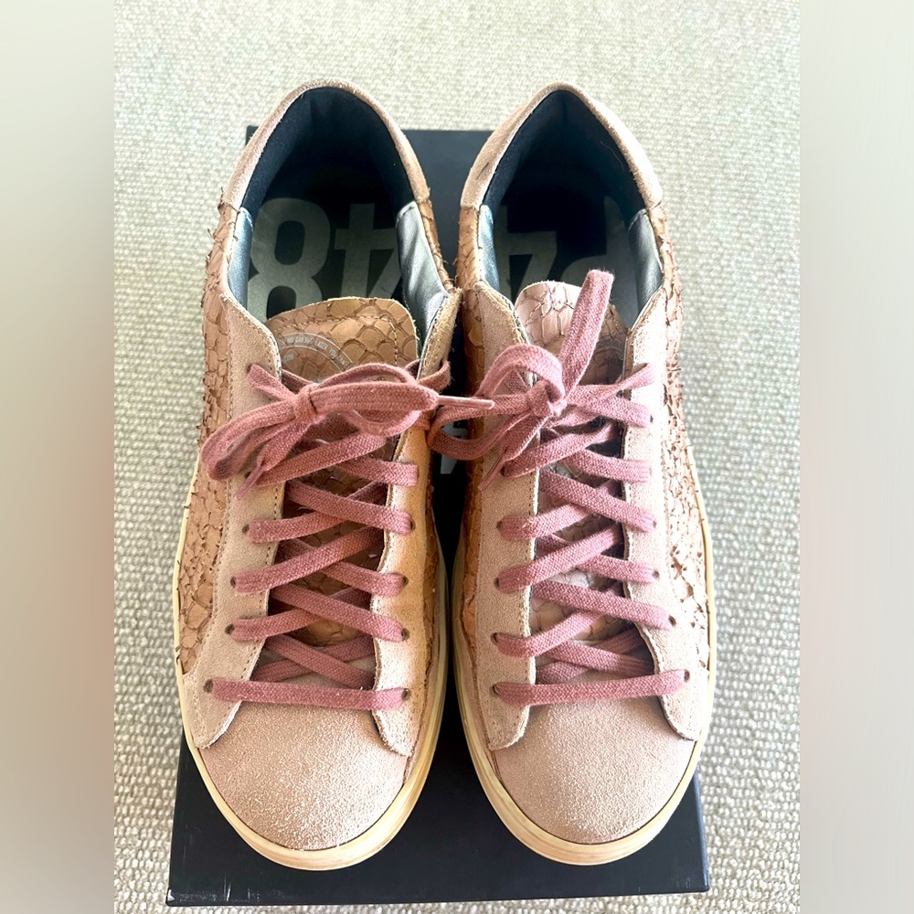 P448 John Sneakers in Pink Croc (size 40)